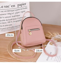 Mini Backpack Purse Zipper Closure Faux Leather Backpack Purse Gift for Women Black $9.44 Backpacks