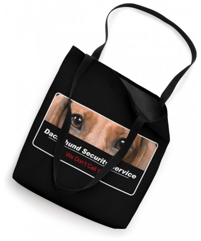 Dachshund Security Service Tote Bag $14.70 Totes