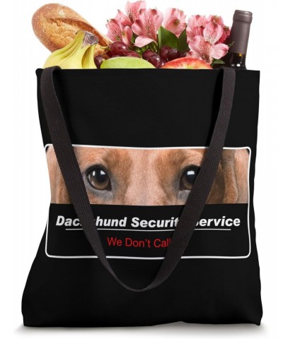 Dachshund Security Service Tote Bag $14.70 Totes