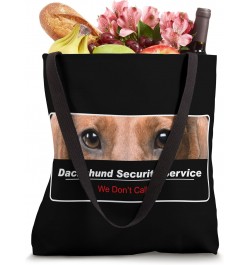 Dachshund Security Service Tote Bag $14.70 Totes