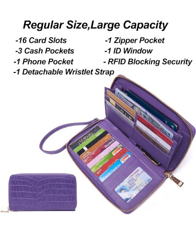 Satchel Purses For Women Top Handle Bag Purse And Wallet Set Work Tote Bags 2pcs A3-2pcs/Setpurple $18.24 Hobo Bags