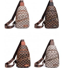 Women's Leopard Chest Bag Sling Bag for Women Sling Crossbody Bag Chest Backpack Bag Satchel Daypack Purse Dark-brown $17.84 ...