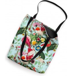 Tropical,exotic,summer,birds,flowers,flamingo pattern Tote Bag $14.25 Totes