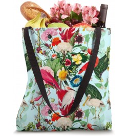 Tropical,exotic,summer,birds,flowers,flamingo pattern Tote Bag $14.25 Totes