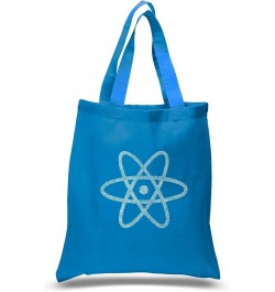 Word Art S Tote Bag - Atom Elements on Periodic Table Word Art Sapphire $9.27 Totes