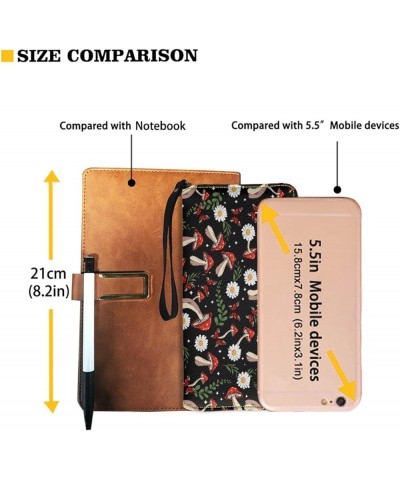 Magical Dachshund Floral Butterfly Womens Wallet RFID Blocking Card Holder Clutch Travel Zip Around Long Purse Wristlet Mushr...