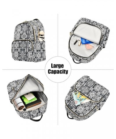 Graffiti Seamless Diagram Fashion Backpack Purse for Women, Casual Daypacks, Ladies Gift for Traveling Hiking Multicolor Medi...