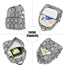 Graffiti Seamless Diagram Fashion Backpack Purse for Women, Casual Daypacks, Ladies Gift for Traveling Hiking Multicolor Medi...