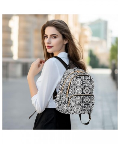 Graffiti Seamless Diagram Fashion Backpack Purse for Women, Casual Daypacks, Ladies Gift for Traveling Hiking Multicolor Medi...