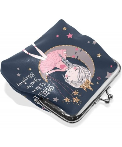 Ctue Sheep Leather Kiss-Lock Coin Purse Wallet Portable Clutch bag For Women Girls Colour5 $10.55 Wallets