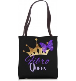 Pretty Fibro Queen design for women Fibromyalgia awareness Tote Bag $15.96 Totes