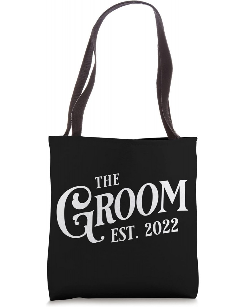 The Groom Est. 2022 Wedding Ornate Fun Party Gift Tote Bag $16.41 Totes