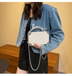 Crossbody Bag Korean Style Fashion Retro Small Fragrant Rhombus Box Bag Chain Shoulder Bag Handbag For Women Green $15.46 Sho...