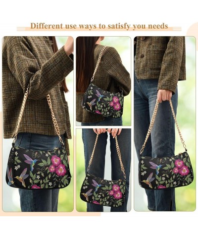 Christmas Gonme Cane Phone Purse Small Hobo Purse Women's Vintage Handbags Shoulder Handbag Hummingbird Flowers $15.59 Should...