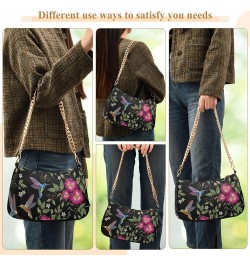 Christmas Gonme Cane Phone Purse Small Hobo Purse Women's Vintage Handbags Shoulder Handbag Hummingbird Flowers $15.59 Should...