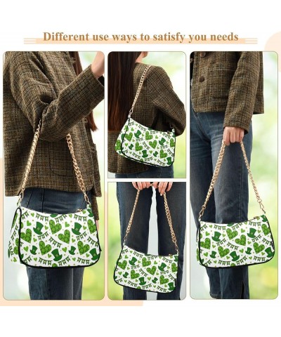 Christmas Gonme Cane Phone Purse Small Hobo Purse Women's Vintage Handbags Shoulder Handbag Clover St Patrick Shamrock $15.59...