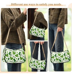 Christmas Gonme Cane Phone Purse Small Hobo Purse Women's Vintage Handbags Shoulder Handbag Clover St Patrick Shamrock $15.59...