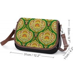 Printed Crossbody Bag Shoulder Bag PU Leather Women's Designer Satchels Kittycorn Color8 $29.99 Satchels