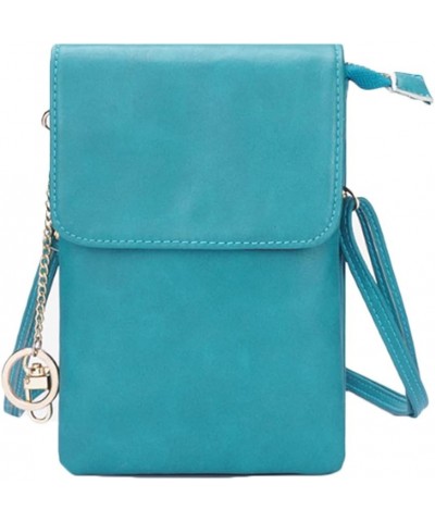 Women Vintage Small Satchel Fashion Trends Phone Bags Shoulder Bag Purse Blue $19.34 Totes