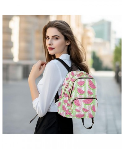 Watermelon Backpack Purse for Women Fashion Ladies Shoulder Bags Travel Bag Back Pack Weekend Bag,M Medium $19.59 Backpacks