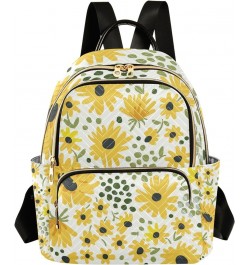 Yellow Sunflowers Backpack Purse for Women Anti Theft Backpack Small Travel Backpack Shoulder Bag Mini(10.23'' x 5.11'' x 12....