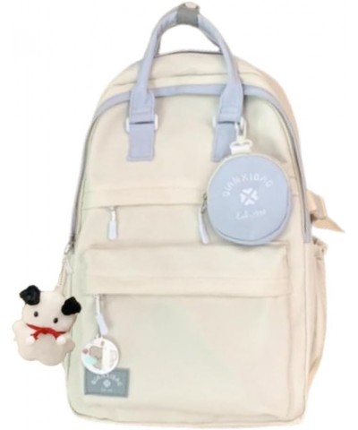 Backpack with Purse and Kawaii Puppy Accessories Aesthetic Cute Harajuku Y2K Bag (Backpack Only,Purple) Backpack+accessories ...