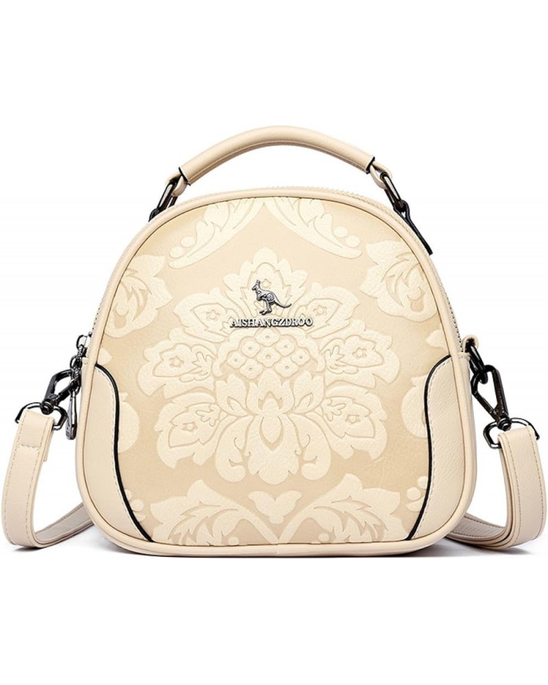 Women's bag vintage cross-body bag shoulder cross-body bag S Off-white $23.59 Crossbody Bags