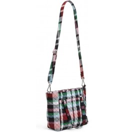 Women's Cotton Multi-Strap Shoulder Satchel Purse Ribbons Plaid - Recycled Cotton $37.08 Satchels