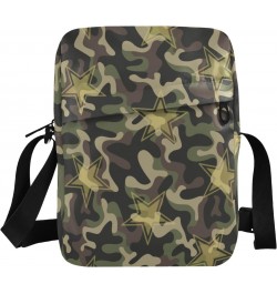 Crossbody Phone Camouflage Stars Pattern Small Messenger Shoulder Bag Cash Handbag Wallet Purse(236na5b) $8.80 Crossbody Bags