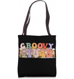 Groovy Since 1945 Retro Hippie 78th Birthday Tote Bag $13.13 Totes