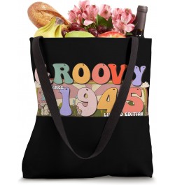 Groovy Since 1945 Retro Hippie 78th Birthday Tote Bag $13.13 Totes