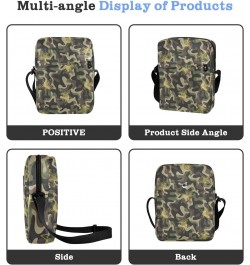 Crossbody Phone Camouflage Stars Pattern Small Messenger Shoulder Bag Cash Handbag Wallet Purse(236na5b) $8.80 Crossbody Bags