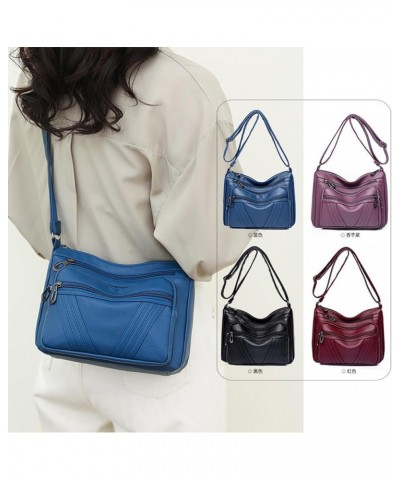 Shoulder bag and soft leather cross-body bag Section 1: Red $33.62 Totes