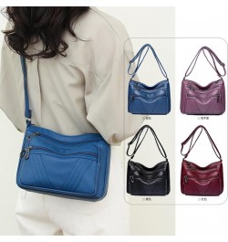 Shoulder bag and soft leather cross-body bag Section 1: Red $33.62 Totes