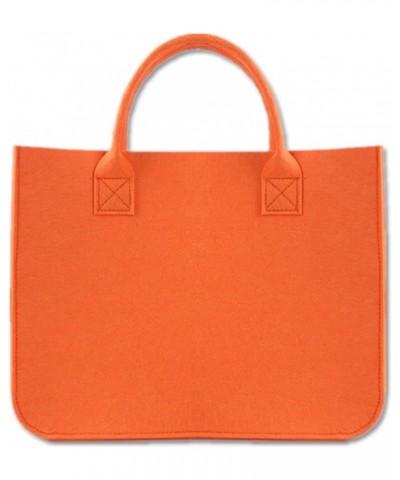 Large Capacity gift packaging bag felt storage bag Orange 40*30*20cm $10.39 Totes