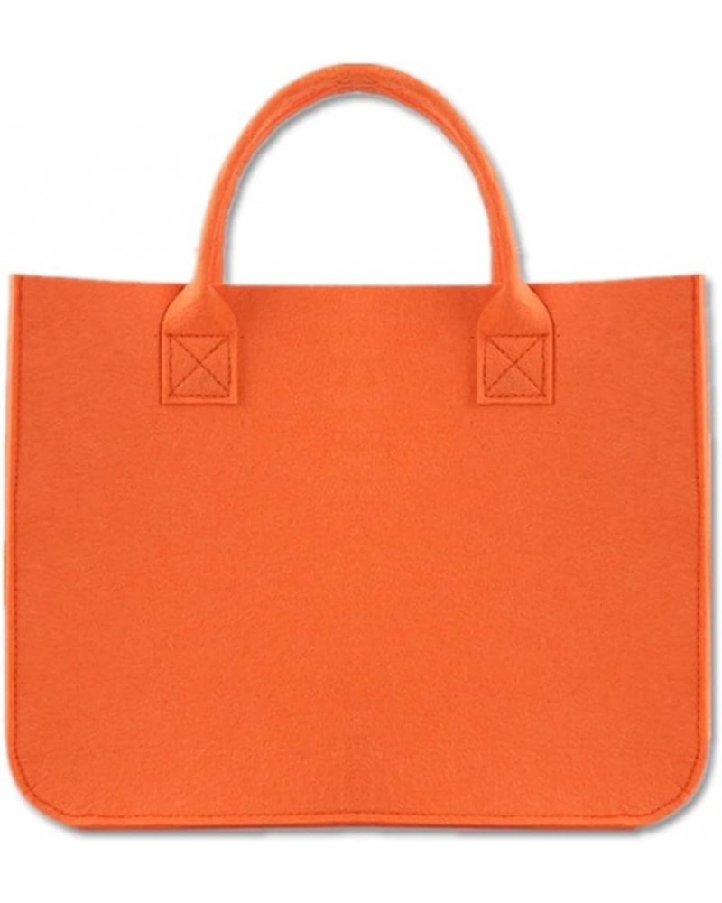 Large Capacity gift packaging bag felt storage bag Orange 40*30*20cm $10.39 Totes