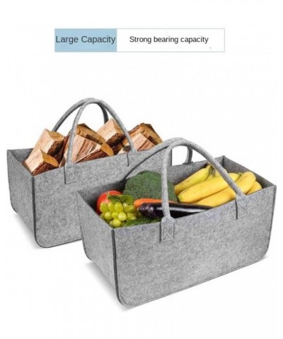 Large Capacity gift packaging bag felt storage bag Orange 40*30*20cm $10.39 Totes