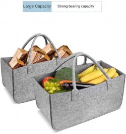 Large Capacity gift packaging bag felt storage bag Orange 40*30*20cm $10.39 Totes