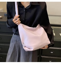 Leather Hobo Bag for Women Shoulder Handbag Designer Tote Purse Crossbody Bag Casual Work Bag Roomy Travel Purse Purple $16.2...