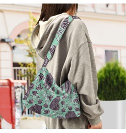 Bear Furry Tote Bag for Women Crossbody Bag Plush Underarm Bag Handbag with Zipper for Women Men $9.45 Totes