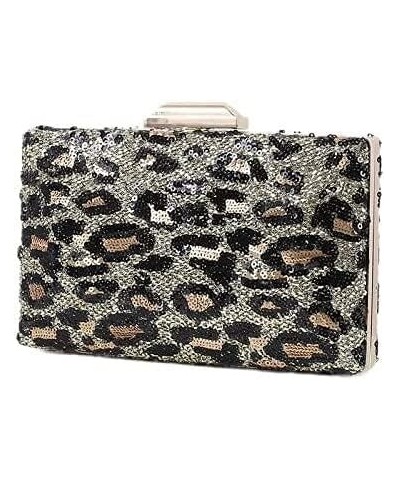 Women's Evening Handbags Evening Clutch Women's Evening Bag, Leopard Print Style Messenger Party Wedding Bag Gold $27.36 Even...