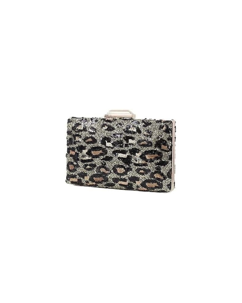 Women's Evening Handbags Evening Clutch Women's Evening Bag, Leopard Print Style Messenger Party Wedding Bag Gold $27.36 Even...