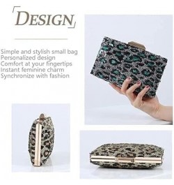 Women's Evening Handbags Evening Clutch Women's Evening Bag, Leopard Print Style Messenger Party Wedding Bag Gold $27.36 Even...