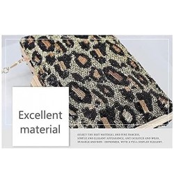 Women's Evening Handbags Evening Clutch Women's Evening Bag, Leopard Print Style Messenger Party Wedding Bag Gold $27.36 Even...