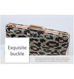 Women's Evening Handbags Evening Clutch Women's Evening Bag, Leopard Print Style Messenger Party Wedding Bag Gold $27.36 Even...