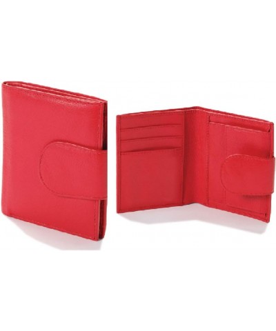 Pocket Sized Red Leather Wallet $14.96 Wallets