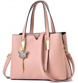 Women Leather Satchel Bags Top Handle Purse and Handbag Fashion Ladies Crossbody Bags Casual Tote Shoulder Bag Pink $20.58 Totes