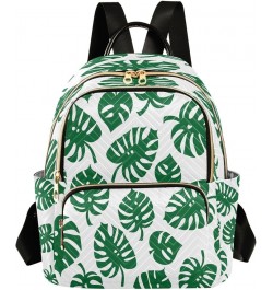 Monstera Leaves Forest Women Backpack Purse Ladies Fashion Shoulder Bag Daypack Travel Bag 10L Medium $18.19 Backpacks