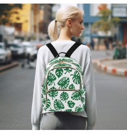 Monstera Leaves Forest Women Backpack Purse Ladies Fashion Shoulder Bag Daypack Travel Bag 10L Medium $18.19 Backpacks