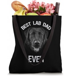 Best Black Labrador Retriever Dad Ever Lab Dog Lover Daddy Tote Bag $9.60 Totes